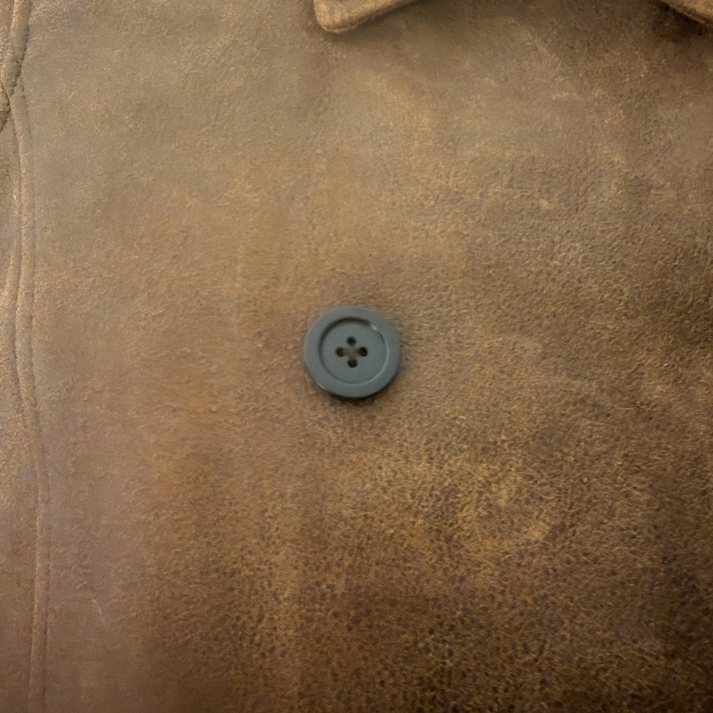 Gorgeous SUNDANCE leather Double-Breasted coat - Picture 12 of 13